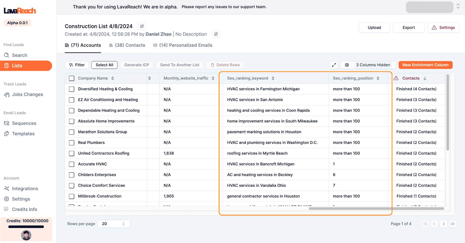 How To Use LavaReach AI Research in Email Prompts