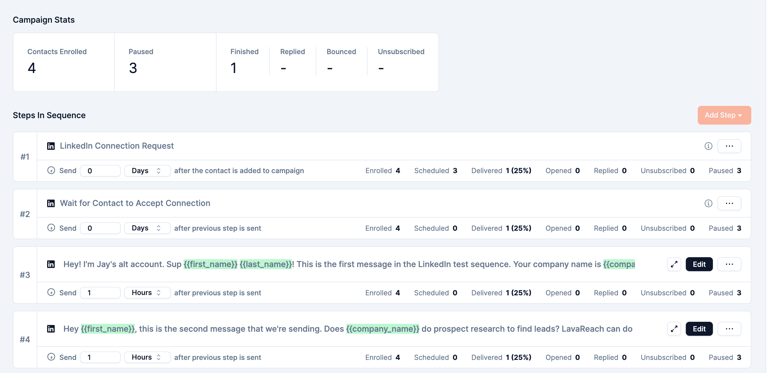 How to Use the LavaReach LinkedIn Sequencer - Guide