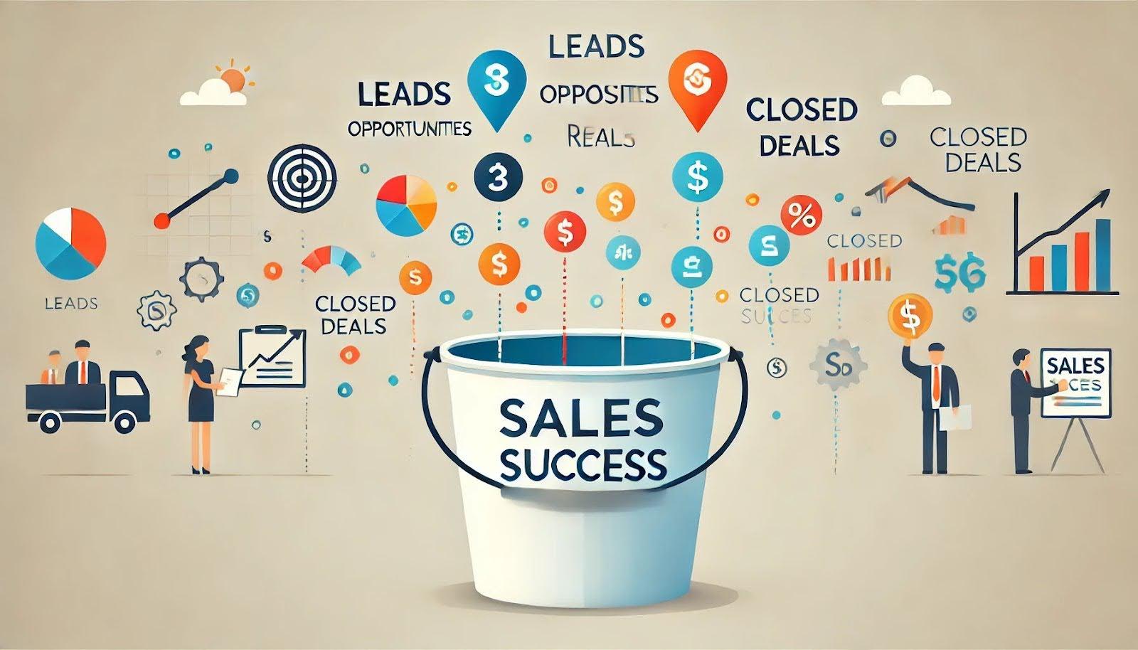 Sales metrics for sales reports